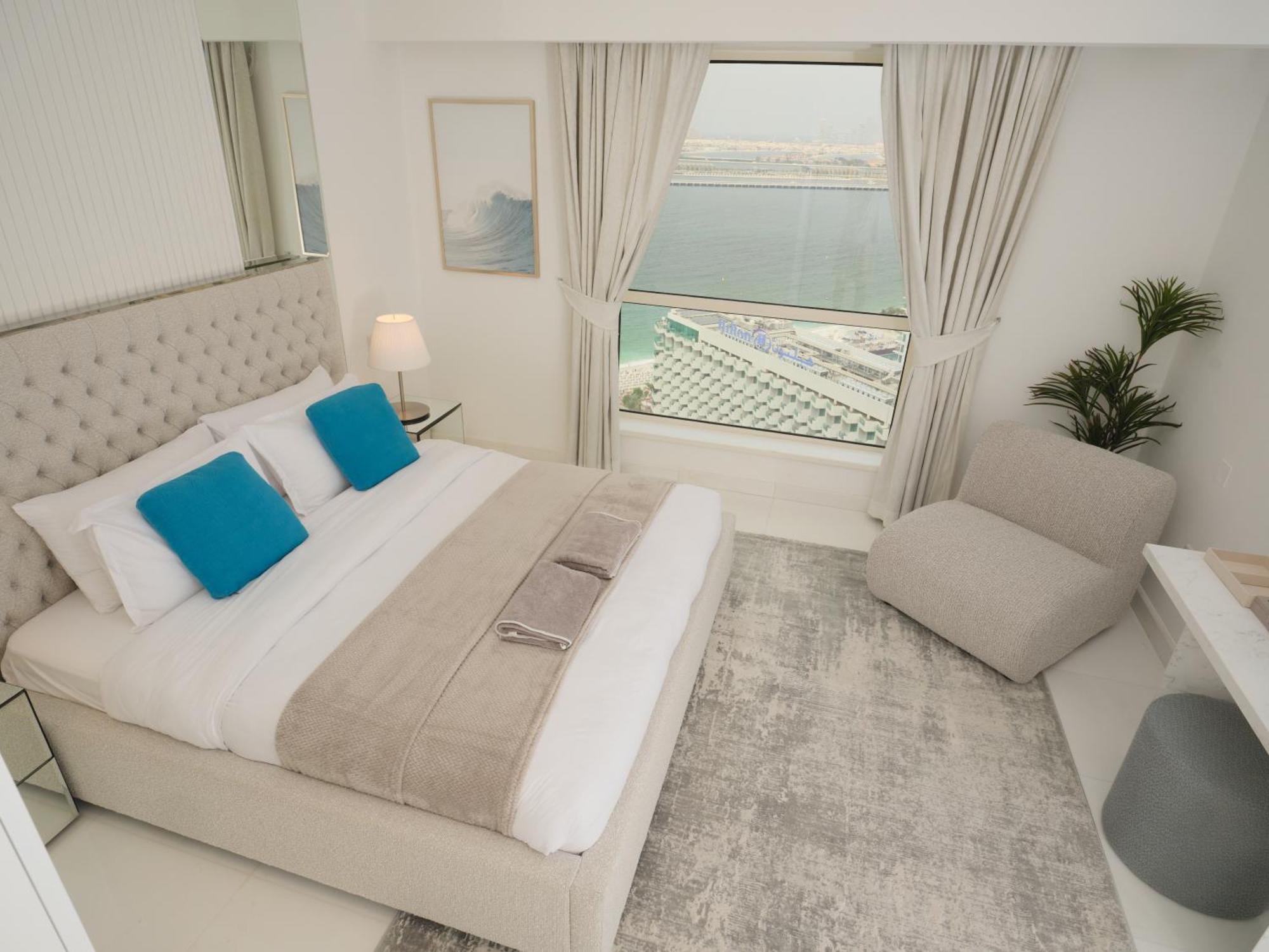 Jbr Beachfront Luxe Apartment All Rooms Sea Facing Dubái Exterior foto