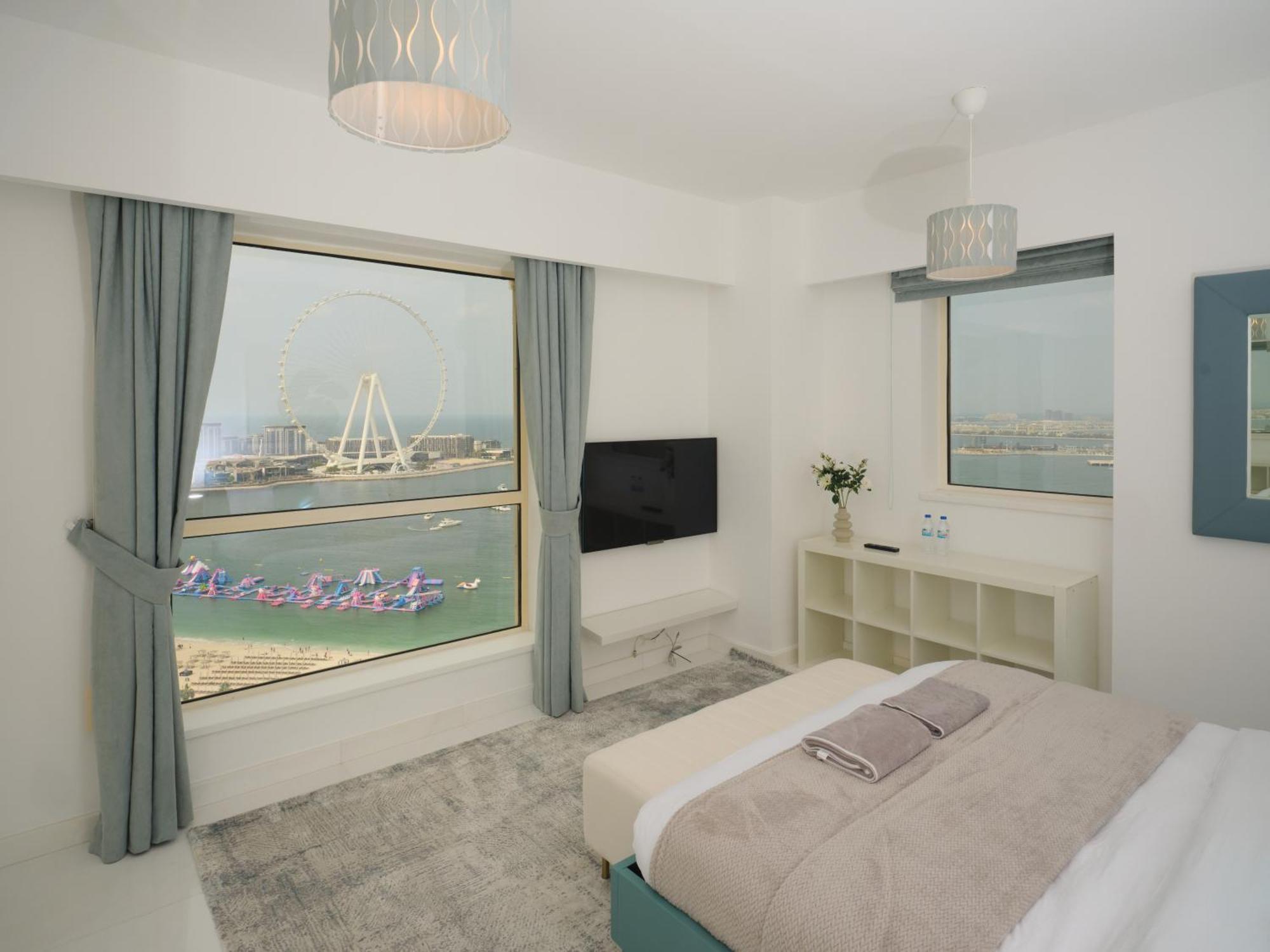 Jbr Beachfront Luxe Apartment All Rooms Sea Facing Dubái Exterior foto