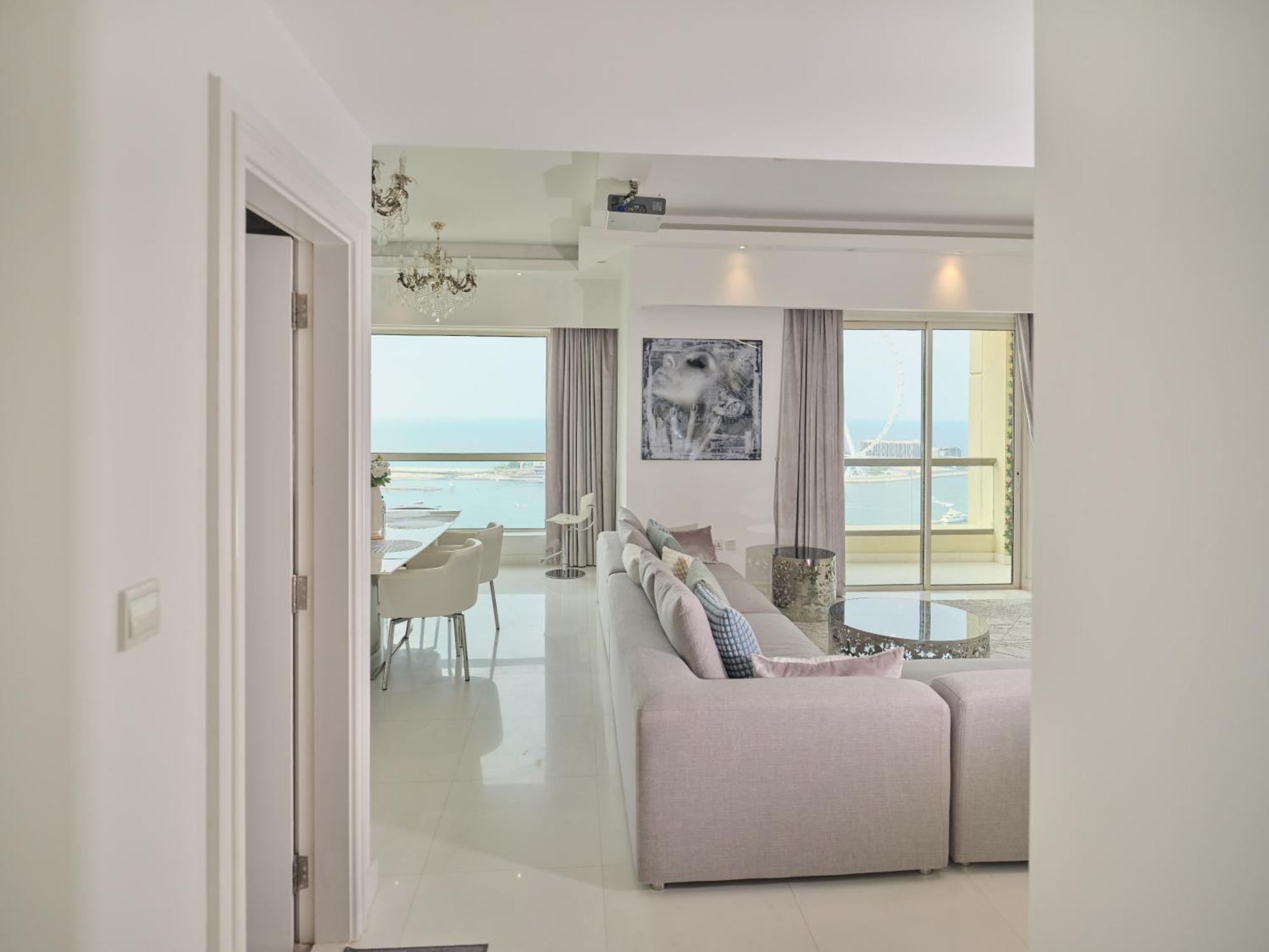 Jbr Beachfront Luxe Apartment All Rooms Sea Facing Dubái Exterior foto